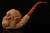 Giant Skull Block Meerschaum Pipe with fitted case 14598