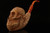Giant Skull Block Meerschaum Pipe with fitted case 14598