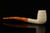 Lattice Half Bent Billiard Block Meerschaum Pipe with fitted case 14619