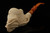 Pirate Skull & Octopus Block Meerschaum Pipe carved by I Baglan with case 14622