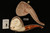 Ram Block Meerschaum Pipe by I. Baglan with custom case 13643