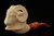 Ram Block Meerschaum Pipe by I. Baglan with custom case 13643