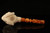 Ram Block Meerschaum Pipe by I. Baglan with custom case 13643
