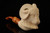 Ram Block Meerschaum Pipe by I. Baglan with custom case 13643