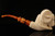 Ram Block Meerschaum Pipe by I. Baglan with custom case 13643