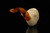 Bobcat Block Meerschaum Pipe with fitted case M1260