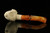 Pirate Block Meerschaum Pipe with fitted case M1302