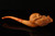 Skull with Beard Block Meerschaum Pipe by Kenan with fitted case 14693