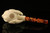 Devil Block Meerschaum Pipe Carved by I. Baglan with CASE 11001