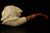 Devil Block Meerschaum Pipe Carved by I. Baglan with CASE 11001