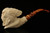 Devil Block Meerschaum Pipe Carved by I. Baglan with CASE 11001