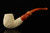 Carved Apple Block Meerschaum Pipe with fitted case 14734