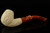 Carved Apple Block Meerschaum Pipe with fitted case 14734