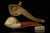 Floral Skull Block Meerschaum Pipe with custom case M1418