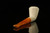 Paneled Self Sitter Block Meerschaum Pipe with fitted case M1450