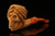 Zeus Skull Block Meerschaum Pipe with custom case M1467