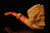 Zeus Skull Block Meerschaum Pipe with custom case M1613