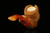 Zeus Skull Block Meerschaum Pipe with custom case M1613