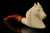 Horse Block Meerschaum Pipe with custom case M1614