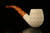 Lattice Bent Billiard Block Meerschaum Pipe with fitted case M1642
