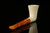 Self Sitter Dublin Block Meerschaum Pipe with fitted case M1658