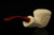 Deluxe Carved Dublin Meerschaum Pipe with fitted case 14892