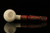 Designer Lattice Apple Block Meerschaum Pipe with fitted case M1721