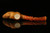 Skull with Beard Block Meerschaum Pipe with custom case M1728