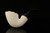srv Premium - RC - Rustic Reverse Calabash - Meerschaum Pipe pocket case 14949