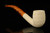Lattice Bent Billiard Block Meerschaum Pipe with fitted case M1861