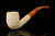Lattice Bent Billiard Block Meerschaum Pipe with fitted case M1861