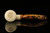 Lattice Acorn Block Meerschaum Pipe with fitted case M1722r