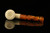 Autograph Series Basket Weave Block Meerschaum Pipe with case M1959