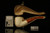 Autograph Series Basket Weave Block Meerschaum Pipe with case M1959
