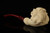 srv - Jungle in Claw Block Meerschaum Pipe with custom case 15135
