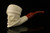 Skull with Berret Block Meerschaum Pipe with fitted case M2068