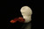 Skull with Berret Block Meerschaum Pipe with fitted case M2068