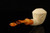 srv - Floral Craved Dublin Block Meerschaum Pipe with custom case 15139