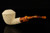srv - Floral Craved Dublin Block Meerschaum Pipe with custom case 15139