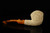 srv - Floral Craved Dublin Block Meerschaum Pipe with custom case 15139