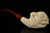 srv - Skull in Claw Block Meerschaum Pipe with custom case 15136