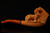 Wolves Block Meerschaum Pipe by A. Karahan with fitted case 15152