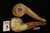 srv - Carved Eagle's Claw Block Meerschaum Pipe with custom case 15148