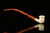 Calabash Churchwarden Block Meerschaum Pipe with fitted case M2107