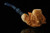 srv - Fumed Eagle's Claw Block Meerschaum Pipe with fitted case M2124