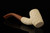 srv - Basket Weave Poker Block Meerschaum Pipe with fitted case  15185