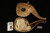 srv - Sherlock Holmes - Dr Watson Eagle's Claw Meerschaum Pipe with case 15191