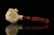 srv - Bacchus Block Meerschaum Pipe with fitted case M2182