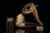 srv - Bacchus Block Meerschaum Pipe with fitted case M2182