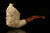 srv - Bacchus Block Meerschaum Pipe with fitted case M2186